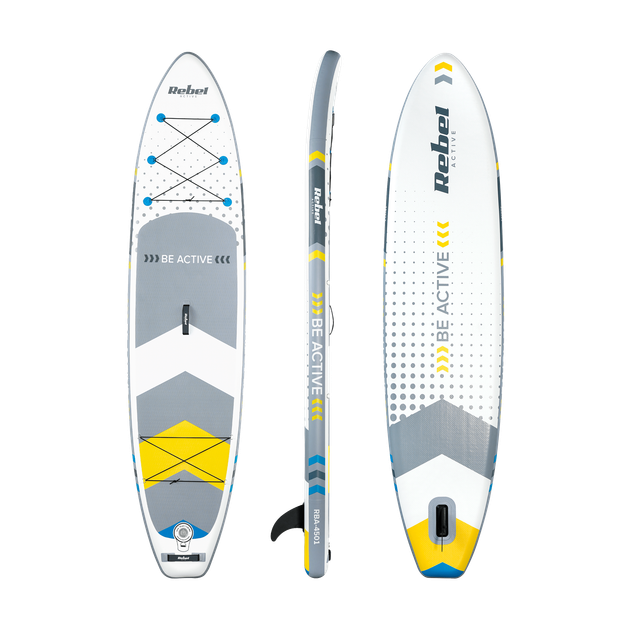 Надувна SUP-дошка Rebel для плавання RBA-4500-WH 350 см - изображение 9