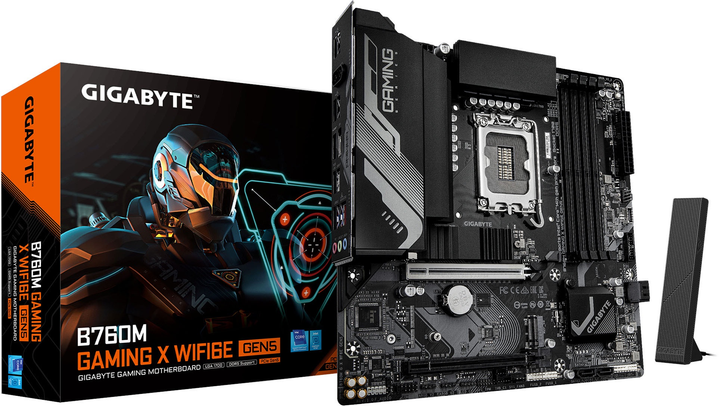 Płyta główna Gigabyte B760M Gaming X WiFi6E Gen5 (s1700, Intel B760, PCI-Ex16) - obraz 4