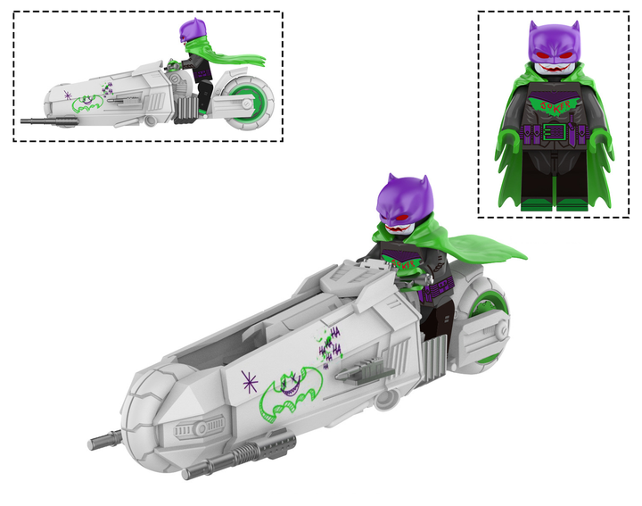 Фигурка Joker Knight Джокер Рыцарь Batman Бэтмен с мотоциклом - Фото 1 Фигурка Joker Knight Джокер Рыцарь Batman Бэтмен с мотоциклом - изображение 1