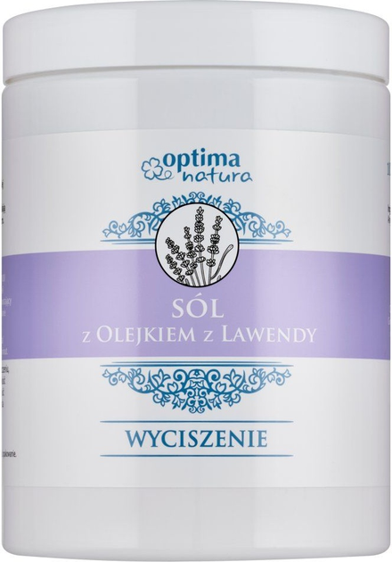 Сіль Optima Natura з олією лаванди 1000 г (5904730293778) - зображення 1