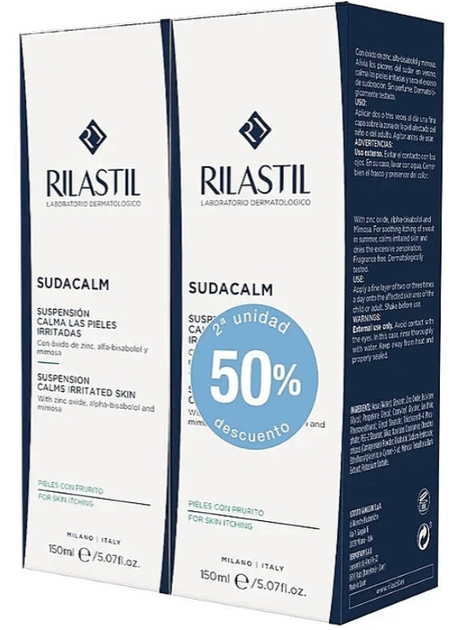Krem do ciała Rilastil Sudacalm Na podrażnienia 2 x 150 ml (8428749009580) - obraz 1