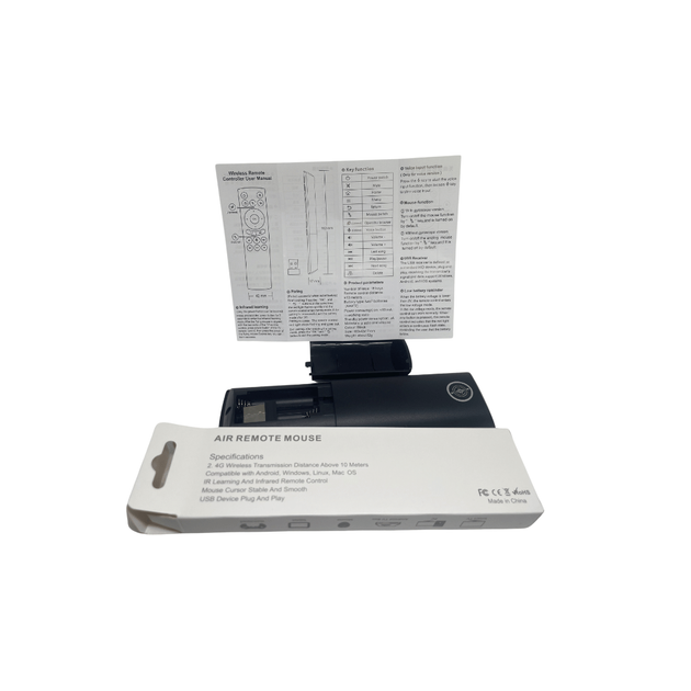 Пульт дистанційного керування G20S Air mouse USB 2.4G (гіроскоп + мікрофон) - Фото 6 Пульт дистанційного керування G20S Air mouse USB 2.4G (гіроскоп + мікрофон) - изображение 6