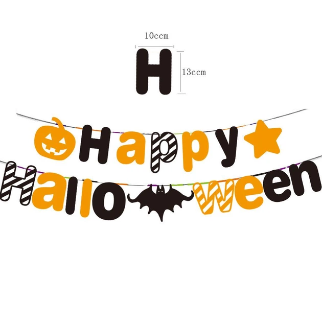 Гирлянда на Хэллоуин Happy Halloween 3 м разноцветный - Фото 2 Гирлянда на Хэллоуин Happy Halloween 3 м разноцветный - изображение 2