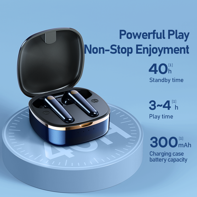 Бездротові блютус навушники з мікрофоном Remax Bluetooth TWS-25 Синій - Фото 6 Бездротові блютус навушники з мікрофоном Remax Bluetooth TWS-25 Синій - зображення 6