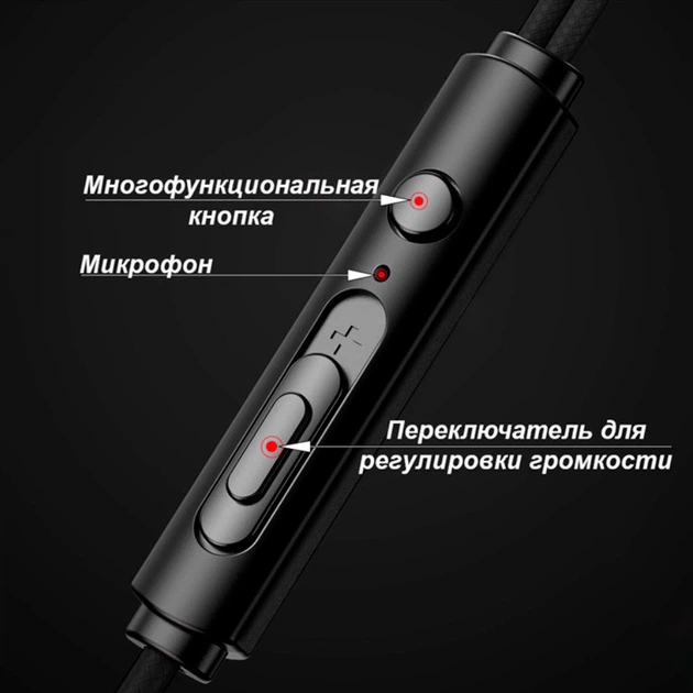 Навушники Type-C провідні вакуумні з мікрофоном гарнітура Baseus GAMO Type-c Wired Earphone C15 Чорний - Фото 5 Навушники Type-C провідні вакуумні з мікрофоном гарнітура Baseus GAMO Type-c Wired Earphone C15 Чорний - зображення 5