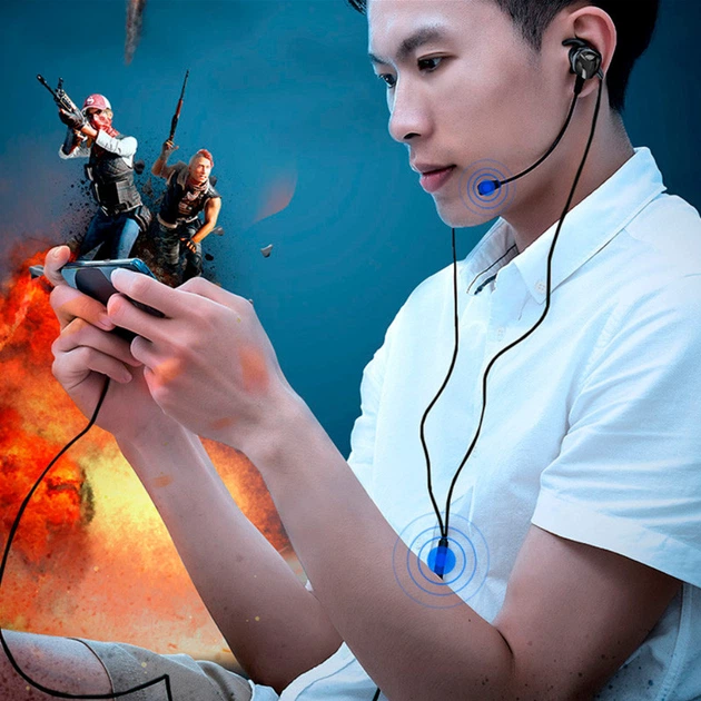 Навушники Type-C провідні вакуумні з мікрофоном гарнітура Baseus GAMO Type-c Wired Earphone C15 Чорний - Фото 7 Навушники Type-C провідні вакуумні з мікрофоном гарнітура Baseus GAMO Type-c Wired Earphone C15 Чорний - зображення 7
