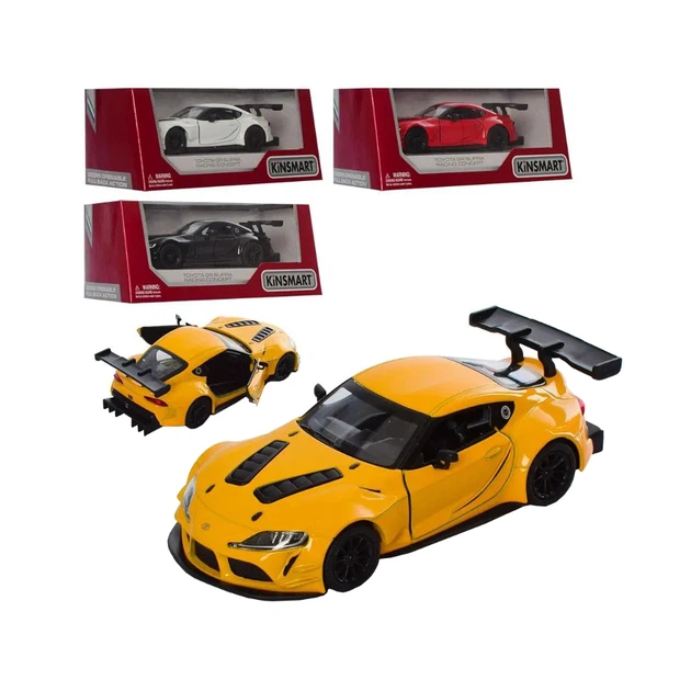 Металева інерційна легкова модель Toyota GR Supra Racing Concept 5", відкриваються двері - зображення 3