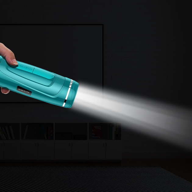 Портативная блютуз колонка с фонариком BOROFONE Empyreal BR7 |AUX, SD-card, Bluetooth, USB,FM-Radio| Бирюзовый - изображение 7