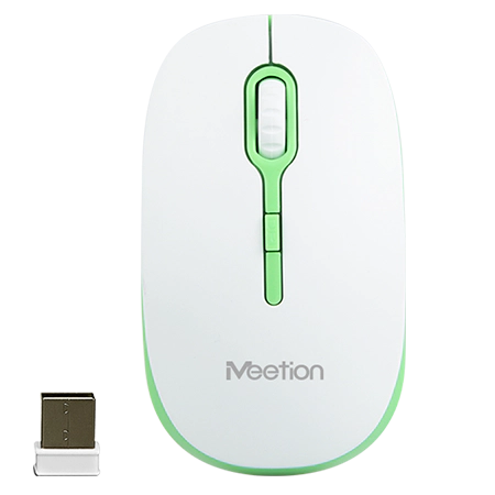 Мышка беспроводная оптическая MEETION 2.4G MT-R547 Зелёный - изображение 4