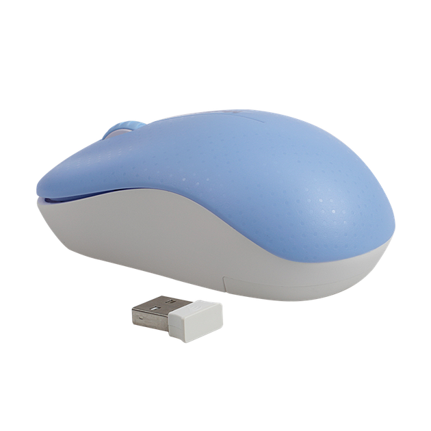 Мишка бездротова оптична MEETION 2.4G MT-R545 Синій - зображення 5