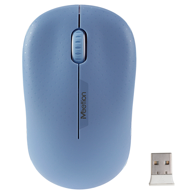 Мишка бездротова оптична MEETION 2.4G MT-R545 Синій - зображення 7