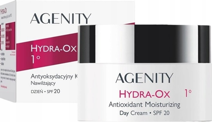 Krem nawilżający do twarzy Dr. Irena Eris Agenity Hydra-Ox 1° Spf 20 50 ml (5900717577015) - obraz 1