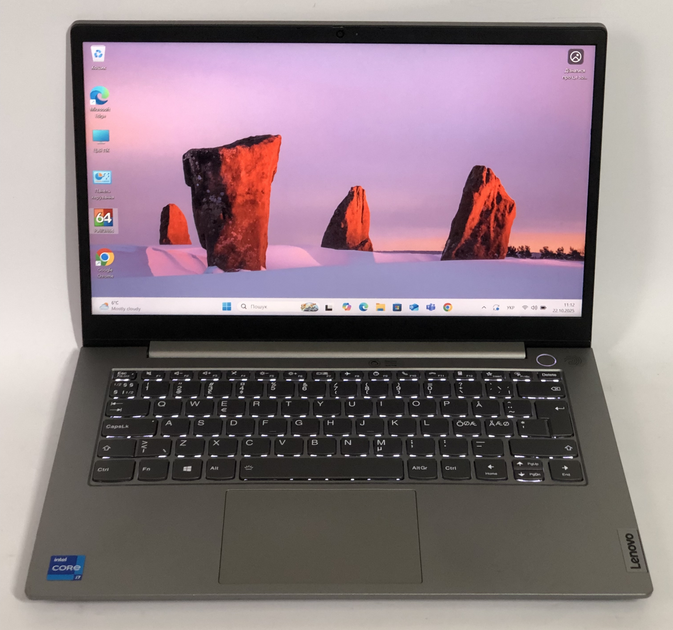 Ультрабук Б-класс Lenovo ThinkBook 14 G2 ITL / 14" (1920x1080) IPS / Intel Core i5-1135G7 (4 (8) ядра по 2.4 - 4.2 GHz) / 8 GB DDR4 / 256 GB SSD NVMe / Intel Iris Xe Graphics / WebCam / Win 10 Pro б/у - изображение 2