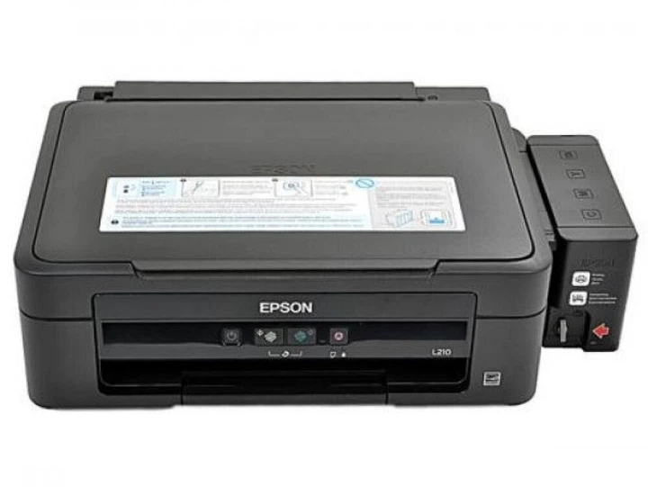МФУ Epson L210 / Струйная цветная печать / 1440x5760 dpi / 27 стр. мин / USB 2.0 б/у - Фото 3 МФУ Epson L210 / Струйная цветная печать / 1440x5760 dpi / 27 стр. мин / USB 2.0 б/у - изображение 3