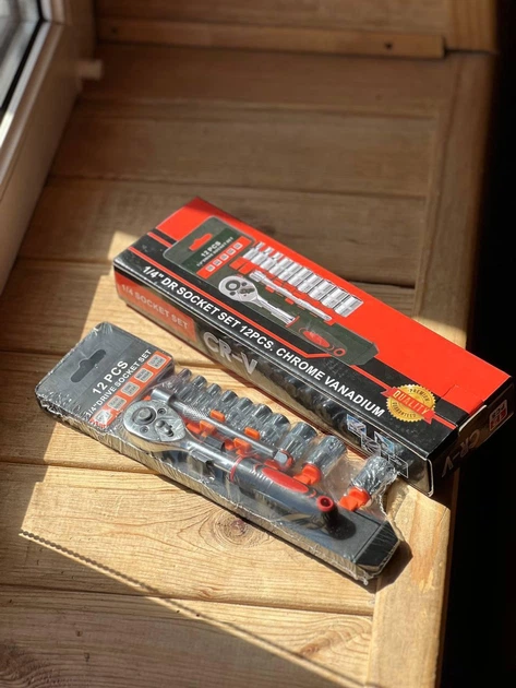 Набор торцевых головок DR SOCKET SET 1/2" 12 шт - изображение 2