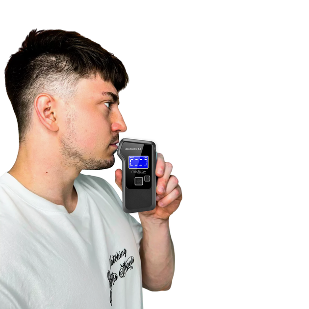 Алкотестер електрохимический medica+ alco control 9.0 pro + комплект мундштуков 100шт. - изображение 3
