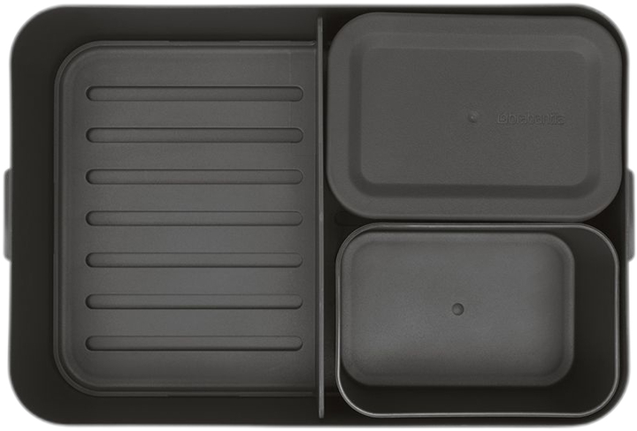 Ланчбокс Brabantia Зі знімними відділеннями сірий 25.5х16.7 см (8710755203480) - зображення 3
