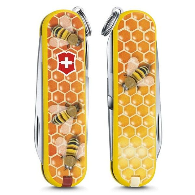 Ніж Victorinox Classic LE 2017 Honey Bee 0.6223.L1702 - зображення 2