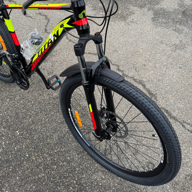 Велосипед Titan 29" Arena 2025 Рама-19" black-red - зображення 7