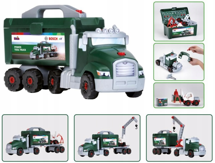 Zabawka ciężarówka Klein Bosch Mini do skręcania 86 części (4009847086266) - obraz 2