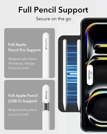 Чехол ESR Rebound Magnetic Case Brilliant White для iPad Pro 11" M5 | M4 (2025 | 2024) (1B1960207) - изображение 5