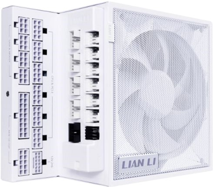 Zasilacz Lian Li Edge Gold 1200W White with Hub, EU Cord (G9P.EG1200G.WH00.EU) - obraz 2