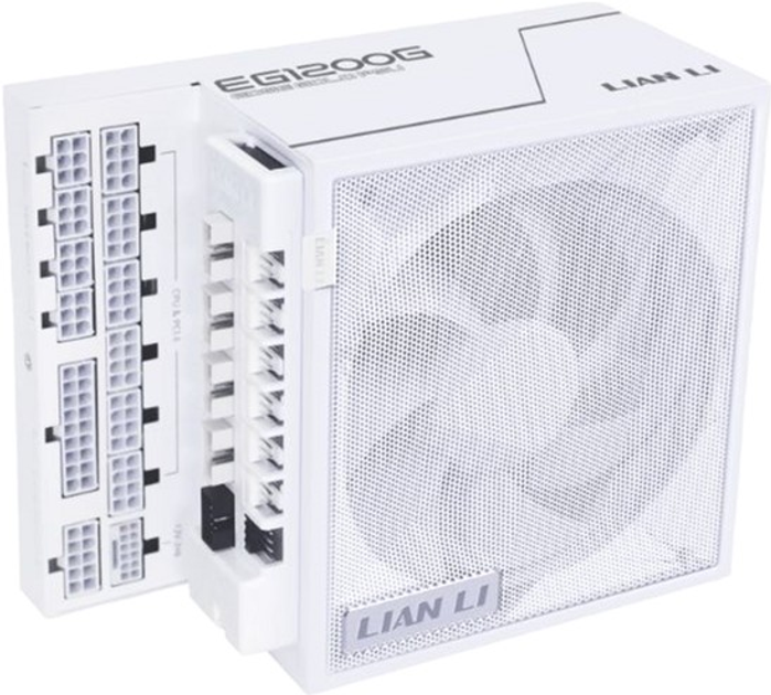 Zasilacz Lian Li Edge Gold 1200W White with Hub, EU Cord (G9P.EG1200G.WH00.EU) - obraz 3
