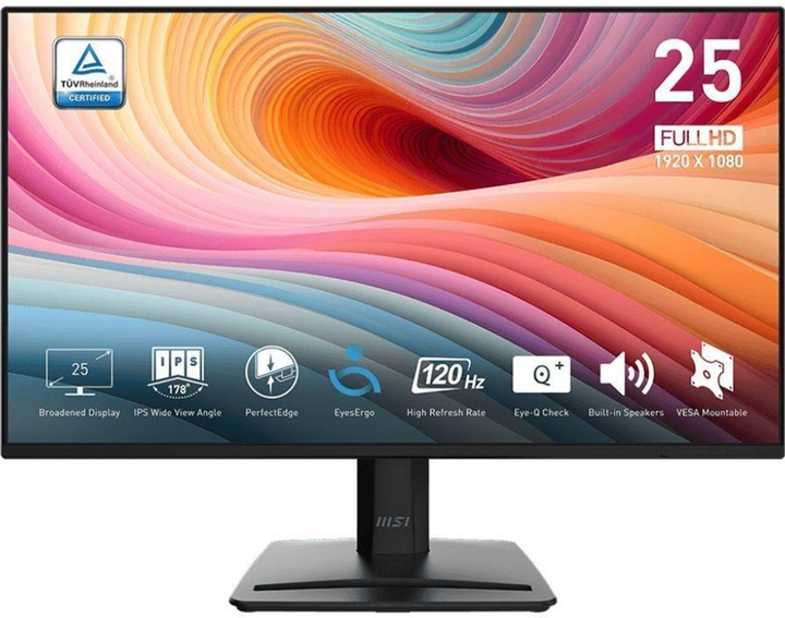 Monitor 24.5" MSI PRO MP252-E2 (9S6-3PC9CT-001) - obraz 1