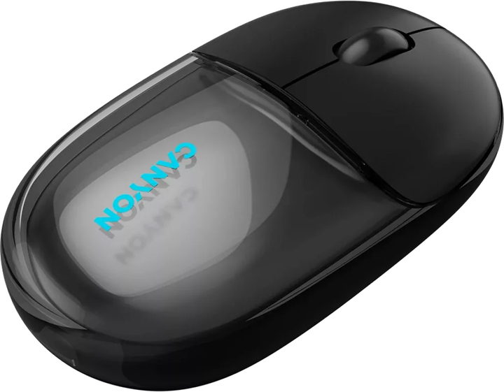 Миша Canyon OnClick 24 Dual-mode Silent Bluetooth/Wireless Transparent/Black (CNS-CMSW24B) - зображення 7