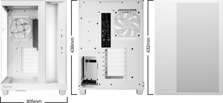 Корпус be quiet! Light Base 500 LX White (BGW86) - зображення 7