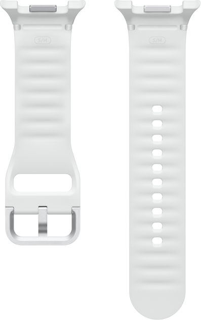 Ремінець Samsung Sport (S/M) для Samsung Galaxy Watch 8 White (ET-SNL32SWEGEU) - зображення 2