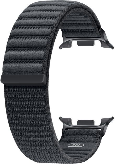 Ремінець Samsung Fabric (S/M) для Samsung Galaxy Watch 8 Graphite (ET-SVL32SBEGEU) - зображення 3