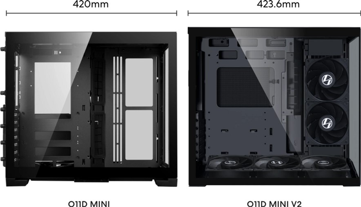 Корпус Lian Li O11 Dynamic Mini V2 Black (G99.O11DMIV2X.00) - зображення 10