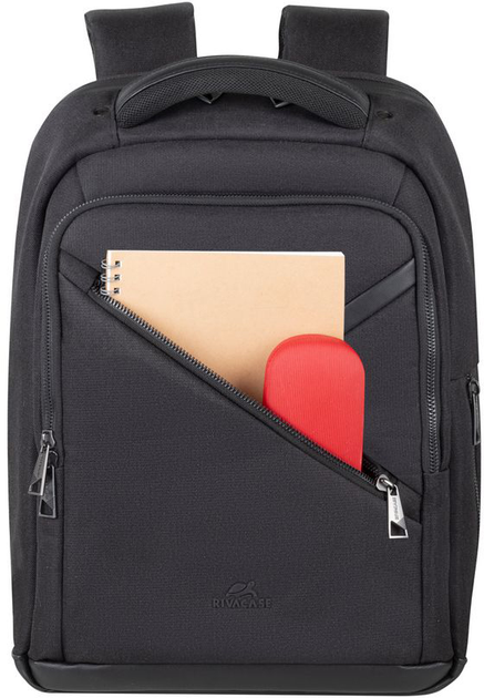 Plecak na laptop RIVACASE Clark 8126 15" Black - obraz 3