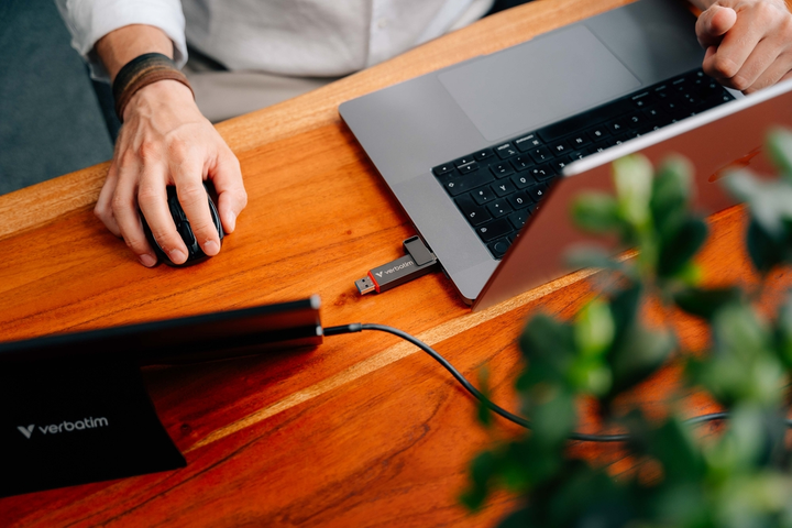 Флеш пам'ять USB Verbatim Dual QuickStick 256GB USB 3.2 Gen1 + Type-C Grey (32041) - зображення 9