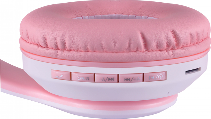 Słuchawki Defender FreeMotion B585 Pink LED Bluetooth (4745090820041) - obraz 7