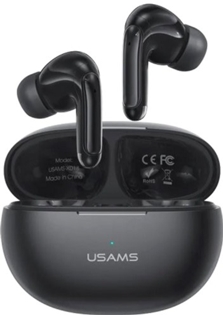 Słuchawki Usams US-XD18 Black (6958444907956) - obraz 1