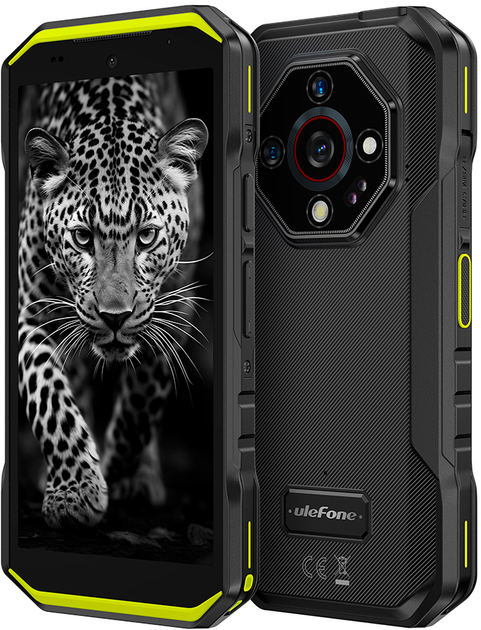 Мобільний телефон Ulefone Armor X32 6/128GB Black-Green (6975326662390) - зображення 4