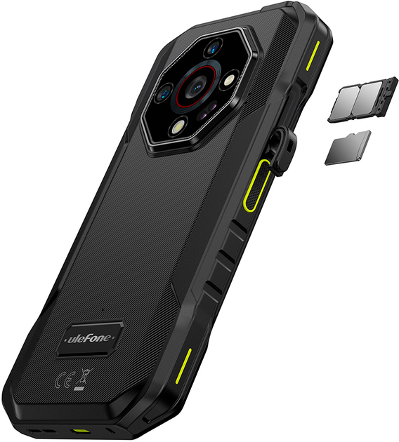 Мобільний телефон Ulefone Armor X32 6/128GB Black-Green (6975326662390) - зображення 8