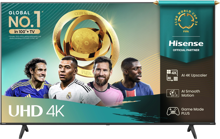 Телевізор Hisense 43" 43A6Q - зображення 1