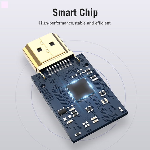 Adapter-kabel Vention Type-C - HDMI 2 m Black (64619779/CGUBH) - obraz 9