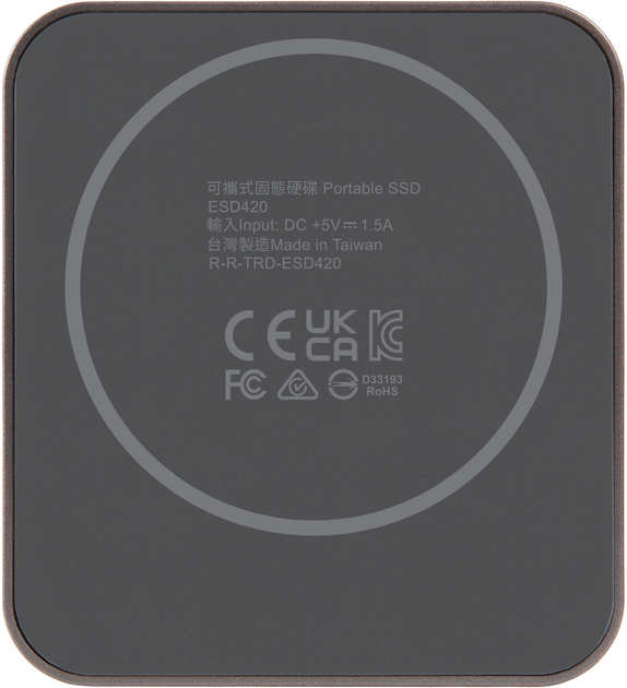 Dysk SSD Transcend ESD420 2TB USB Type-C 3D NAND TLC Iron Gray (TS2TESD420C) External - obraz 3