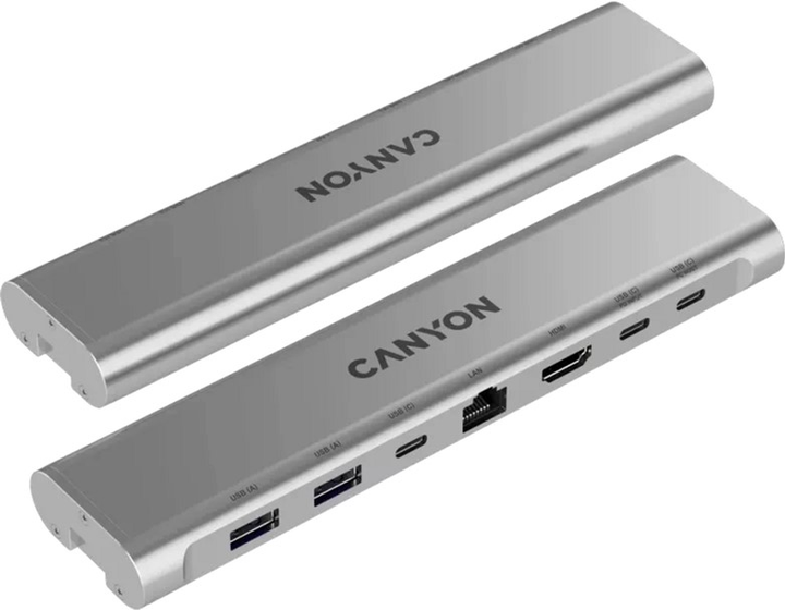 Hub USB Canyon OnStand 2 Aluminium 6-in-1 z podstawką do laptopa (CNS-SDS2) - obraz 8