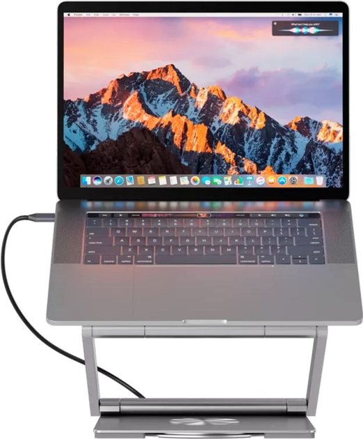 Hub USB Canyon OnStand 2 Aluminium 6-in-1 z podstawką do laptopa (CNS-SDS2) - obraz 15