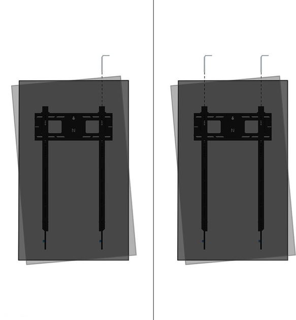Настінне кріплення для монітора Neomounts WL30-750BL18P 50" - 98" (WL30-750BL18P) - зображення 13