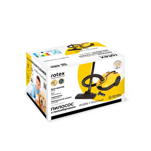 Пилосос Rotex RVB16-Y EcoClean - Фото 10 Пилосос Rotex RVB16-Y EcoClean - зображення 10
