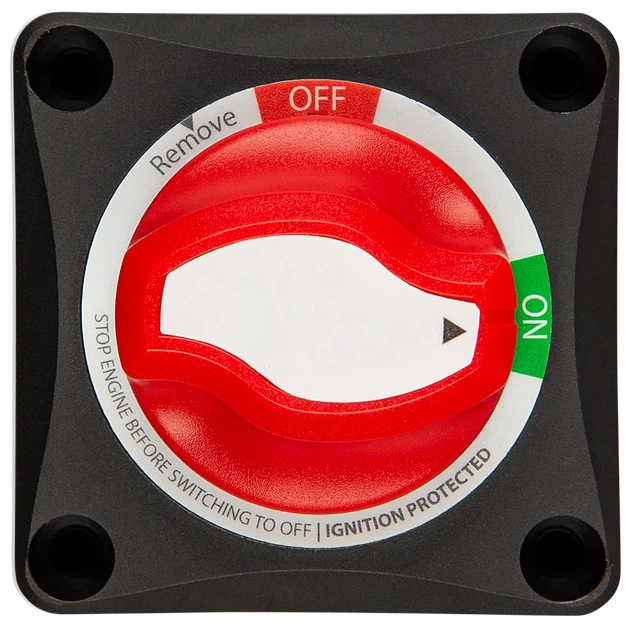 Перемикач батареї Victron Energy Battery switch on/off 275A - Фото 1 Перемикач батареї Victron Energy Battery switch on/off 275A - изображение 1