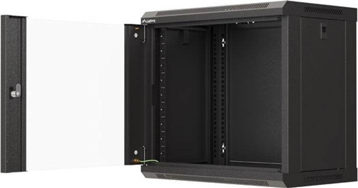 Серверна підвісна шафа Lanberg 19" 9U 540x350 Black (WF03-5309-10B) - зображення 4