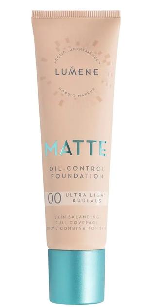 Podkład matujący Lumene Matte Oil-Control Spf 20 00 Ultra Light 30 ml (6412600847215) - obraz 1