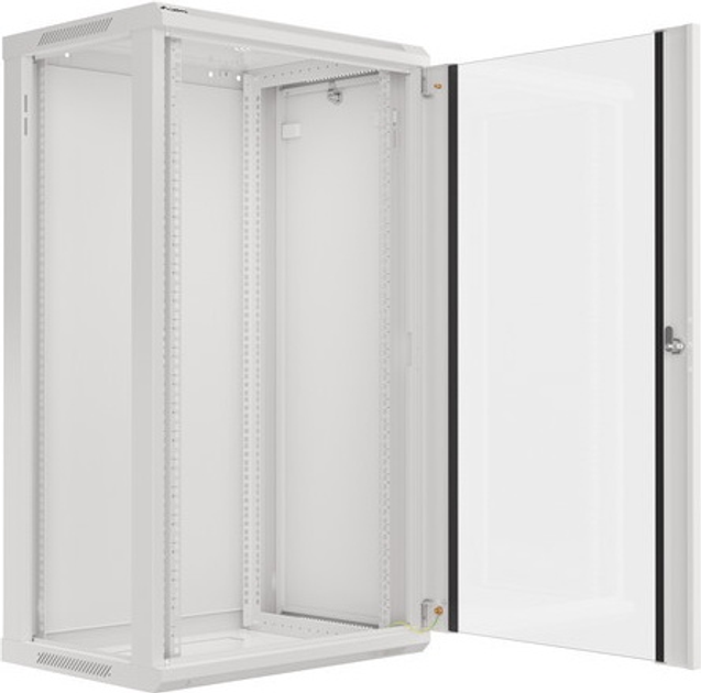 Szafa wisząca serwerowa Lanberg 19" 22U 600x450 V2 Grey (WF01-6422-10S) - obraz 5